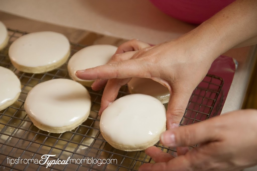 Bakery Style Thick Sugar Cookies with Lemon Glaze from Kneaders Bakery and Tips From a Typical Mom.