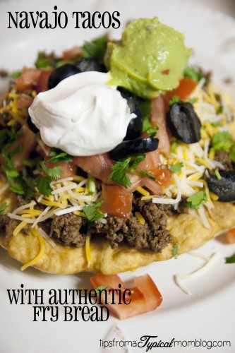 Navajo Tacos with Authentic Fry Bread