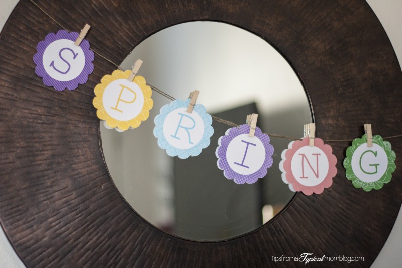 free printable spring banner