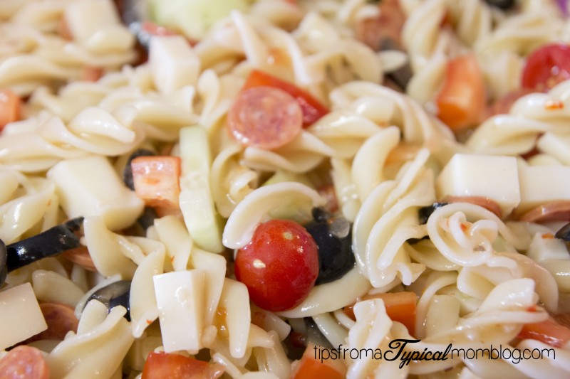 Easy Italian Pasta Veggie Salad