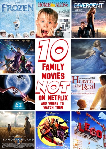 10 Family Friendly Movies that Aren't on Netflix and Where You Can ...