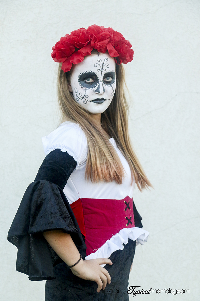 Day of the Dead Face Paint~ Halloween Costume Sneak Peek