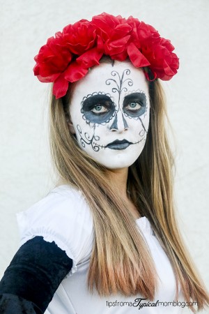 Day of the Dead Face Paint~ Halloween Costume Sneak Peek