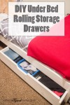 DIY Under Bed Rolling Storage Drawers Tutorial - Tips From A Typical Mom