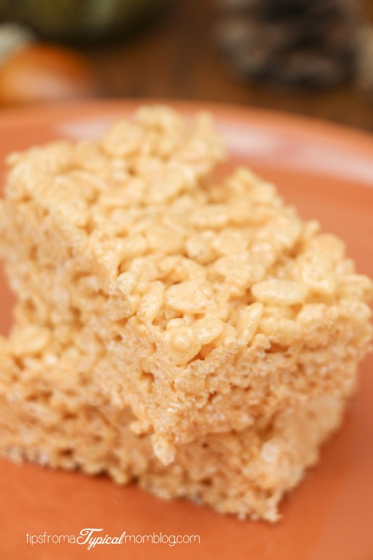 Pumpkin Spice Rice Krispy Treats