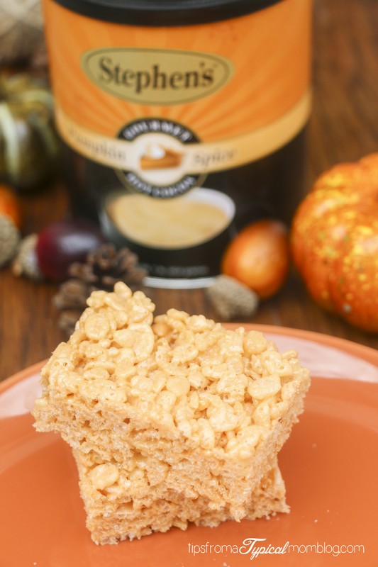 Pumpkin Spice Rice Krispy Treats