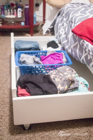 DIY Under Bed Rolling Storage Drawers Tutorial - Tips from a Typical Mom