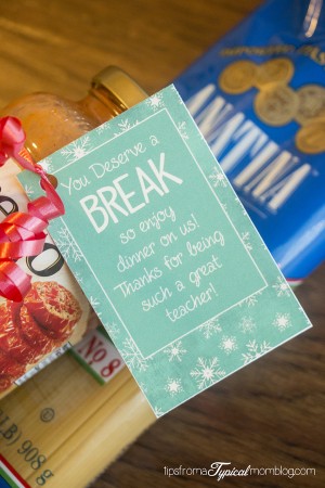 8 Quick and Easy Teacher Christmas Gift Ideas with Printable Tags ...