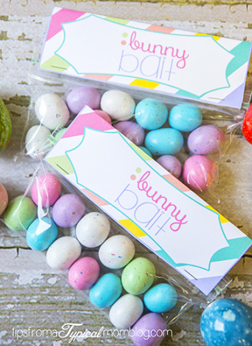 Easter Bunny Bait Treat Bags Free Printable - Tips from a Typical Mom