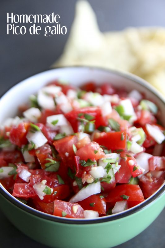 Homemade Pico de gallo