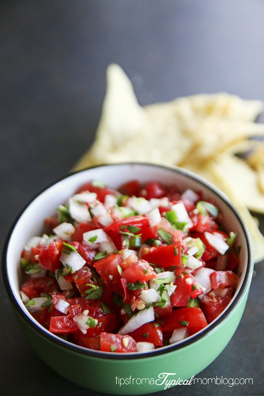 Homemade Pico de gallo