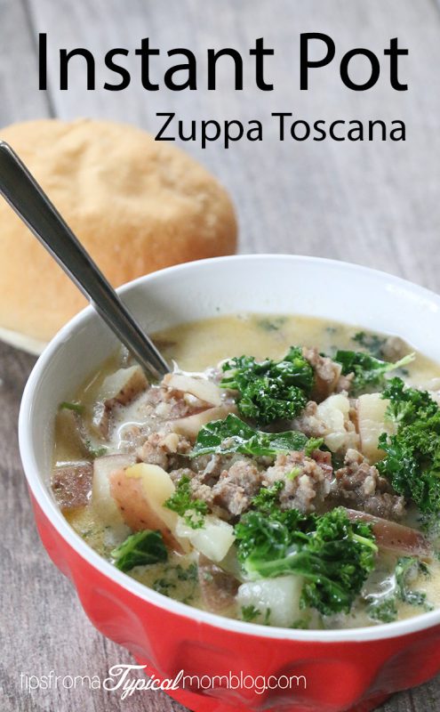 Instant Pot Italian Sausage Potato Soup {aka Zuppa Toscana} - Tips from ...