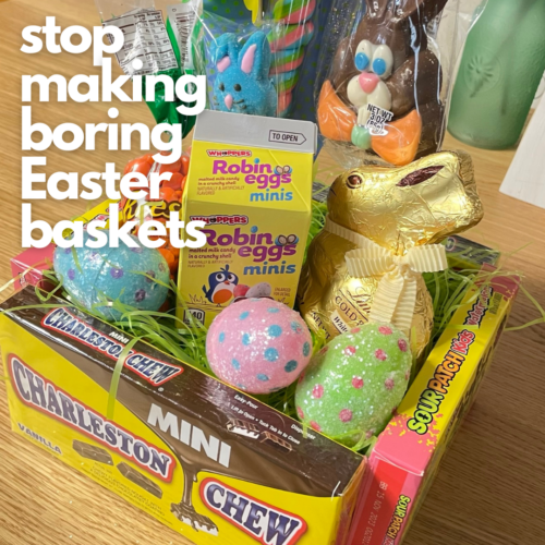 How To Make an Easter Basket Out Of Candy - Tips from a Typical Mom